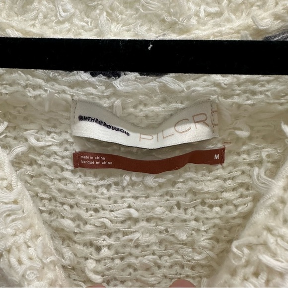 Anthropologie Pilcro Petra Feathered Sweater Size Medium - Picture 9 of 14